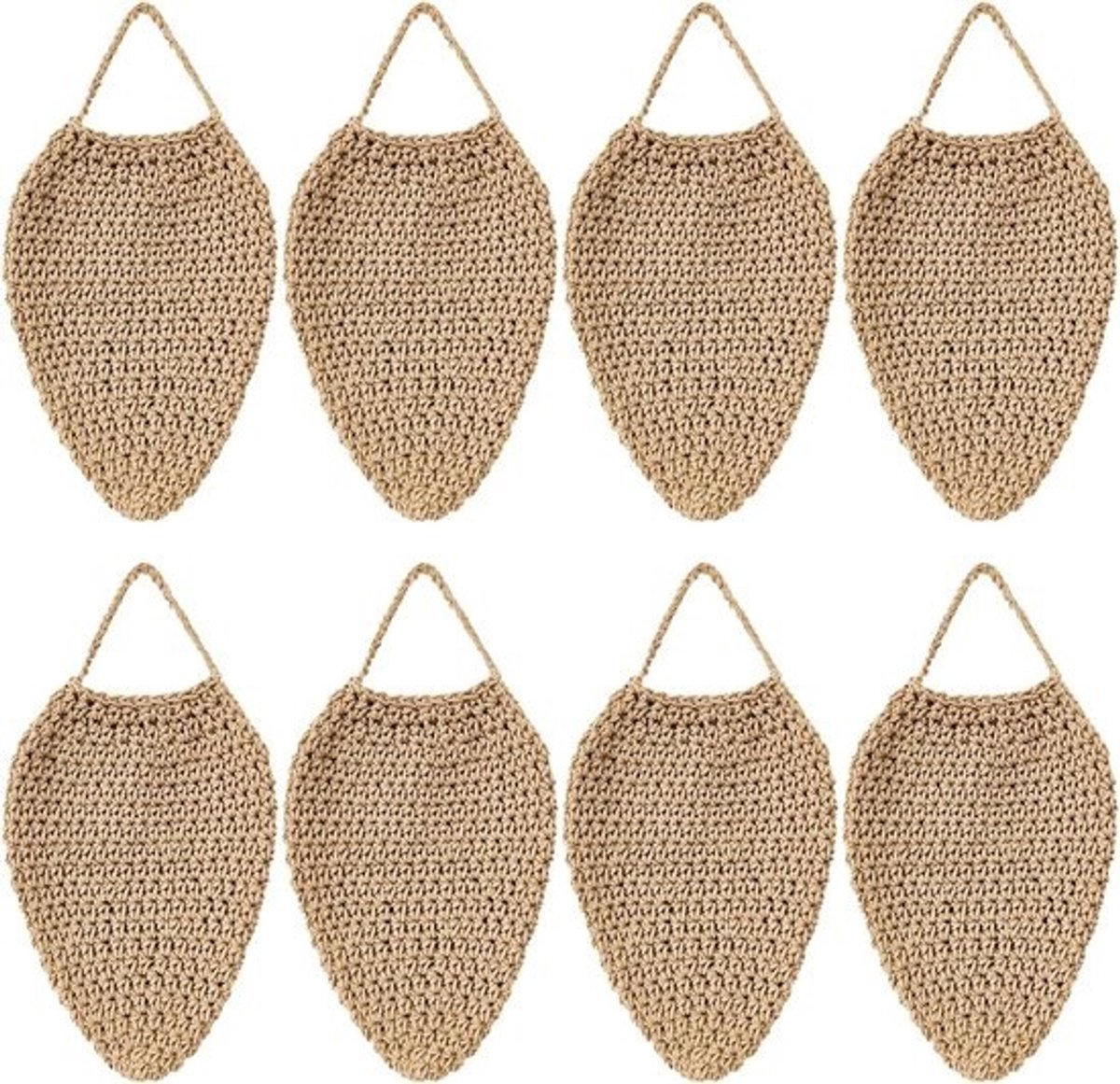 Nep Wespennest Set - Wespennest Imitatie - Tuin Bescherming - Handgeweven Ontwerp - 20 x 36 cm - Bruin