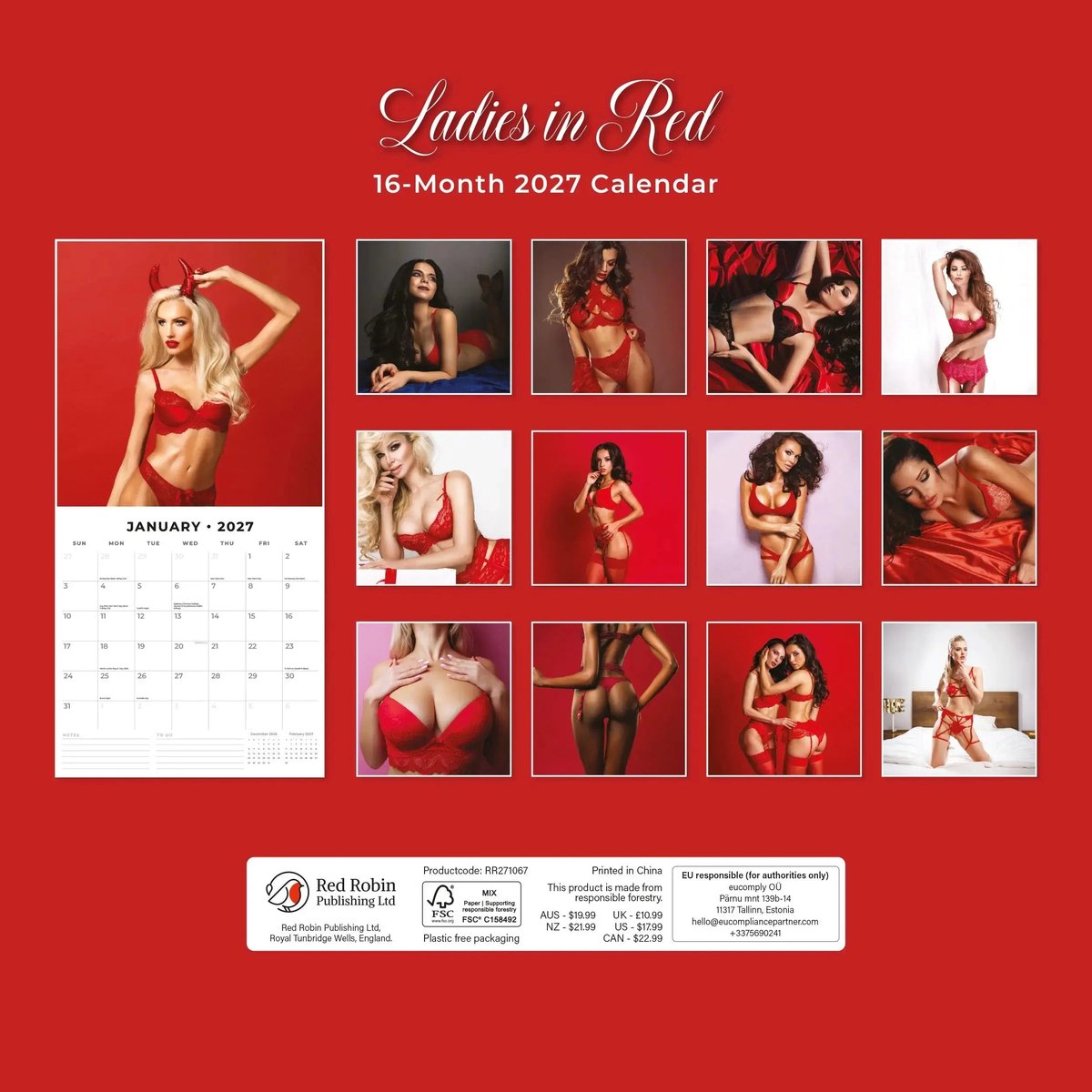Ladies in Red Kalender 2027