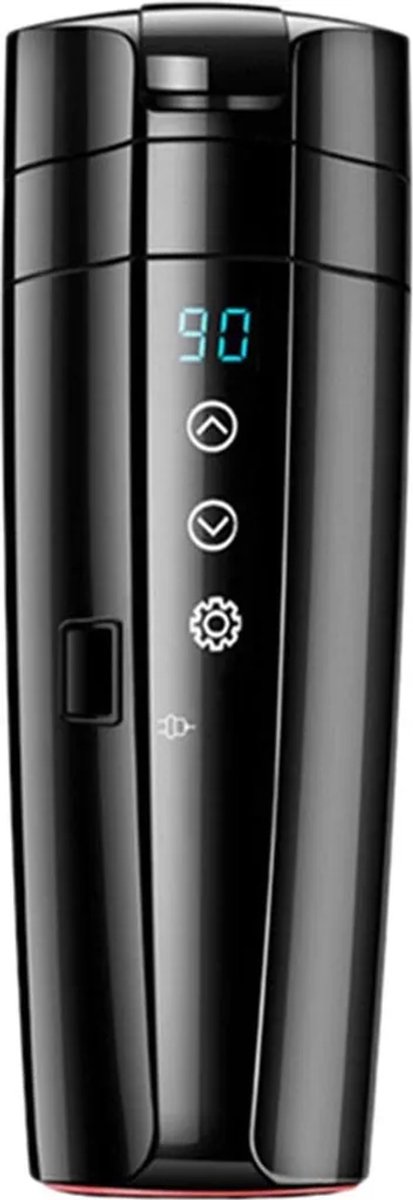 Verwarmde automok, universeel 12V/24V, 400 ml, elektrische waterkoker, automatische koffiemachine, geïsoleerde mok Geschikt voor koffie, thee en melk. — cadeau in Cadeau-ideeën - foto 2