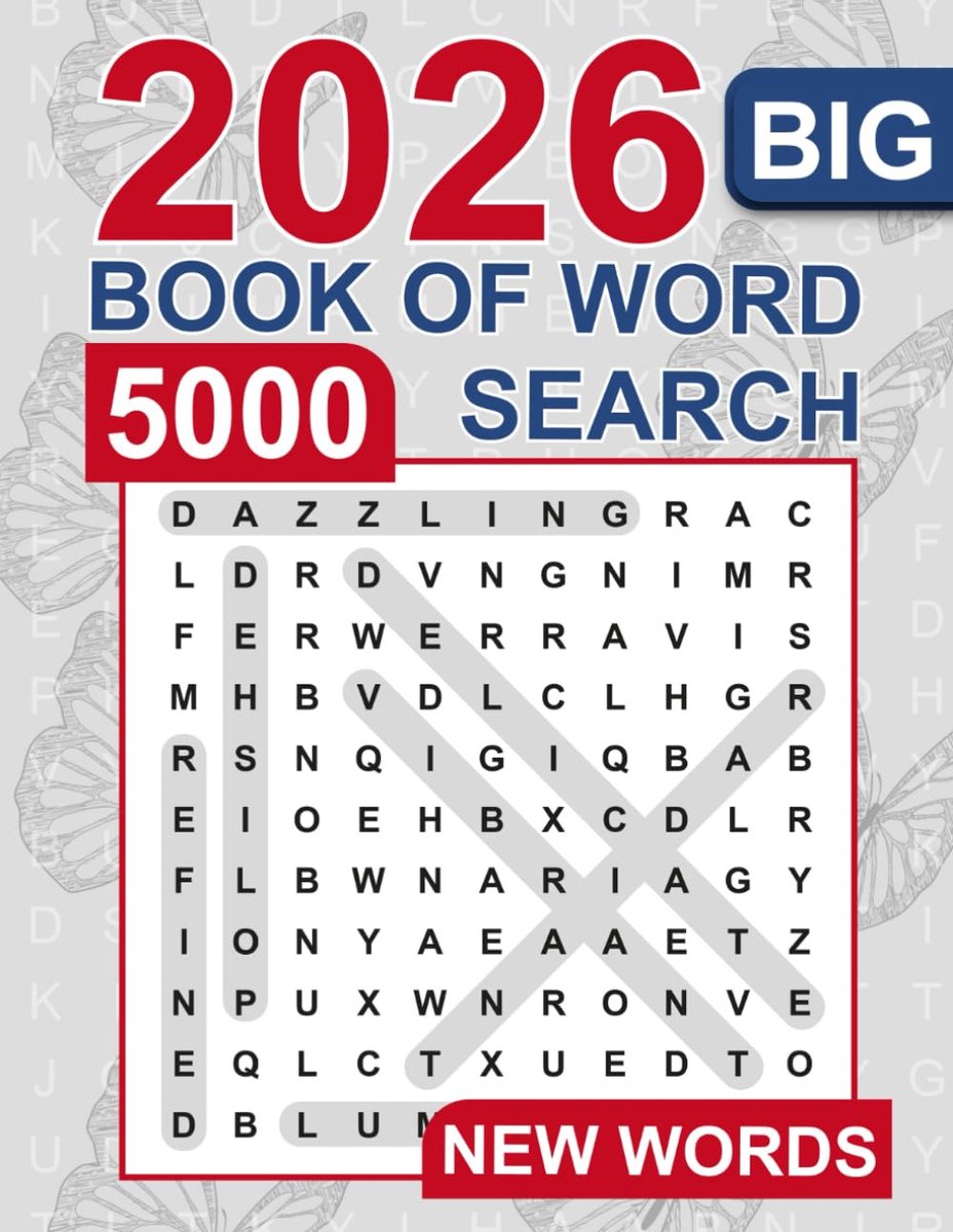 Big Book of Word Search – 5000 New Words: Relaxing Word Search Puzzle Book for Adults and Seniors - ShopVlot