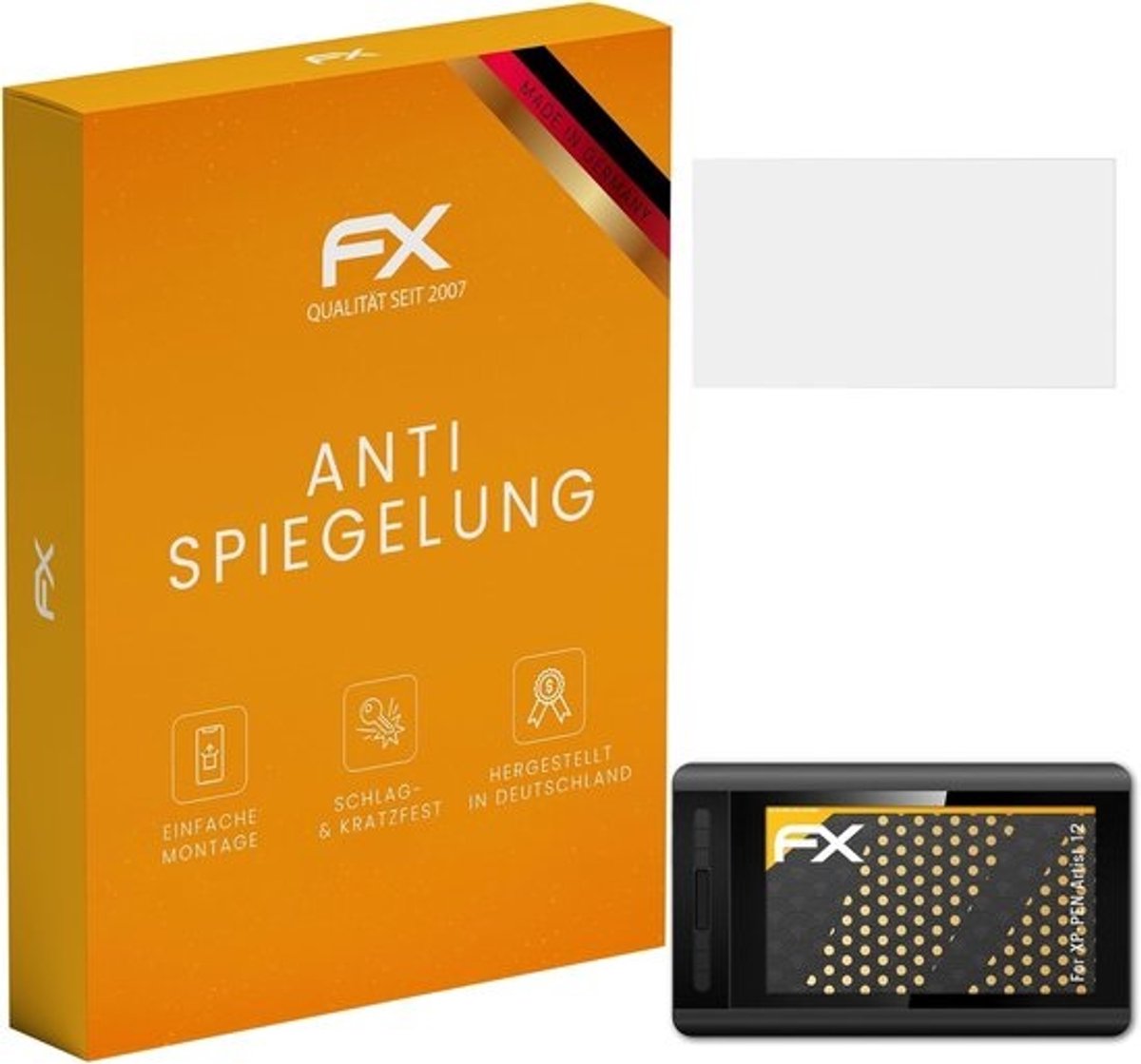 Anti-reflecterende Schermbeschermer voor XP-PEN Artist 12 - Schokabsorberend en Vingerafdrukbestendig