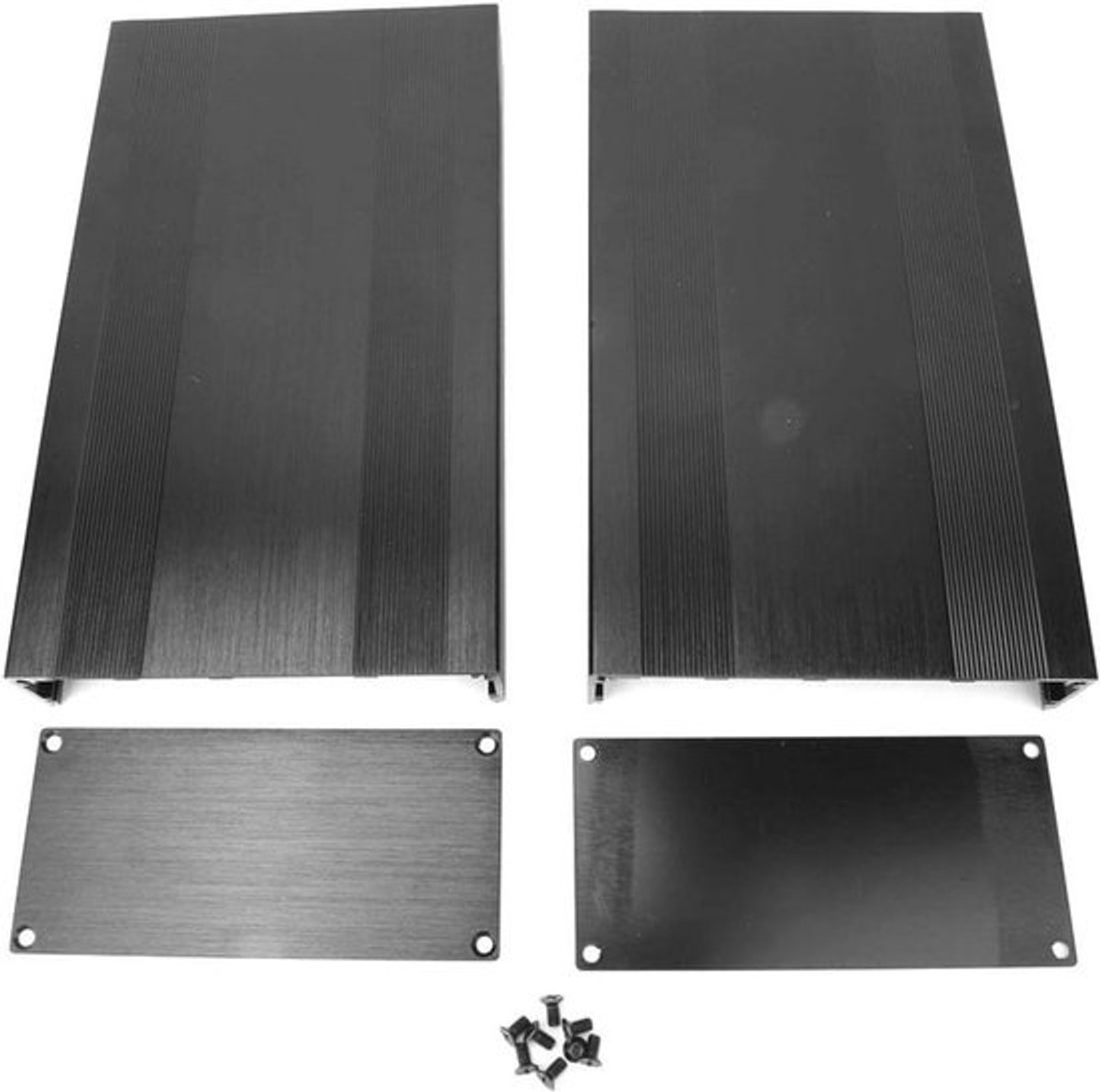 Aluminium behuizing voor elektronische projecten - DIY projectdoos 250mm