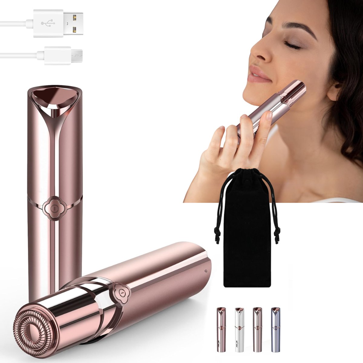CRLYN® Epilator - Gezichtsepilator Vrouw - Epilator Gezicht