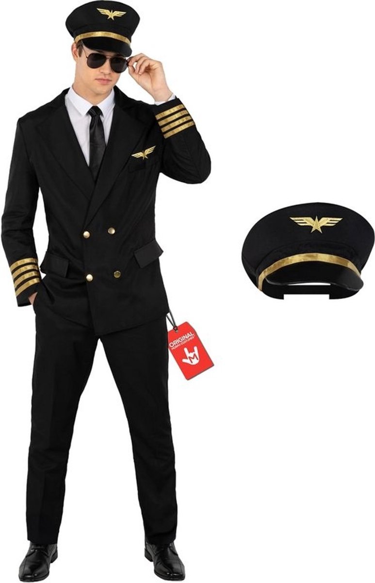 Herren Pilot Astronaut Kostuum Vliegtuig Uniform voor Volwassenen