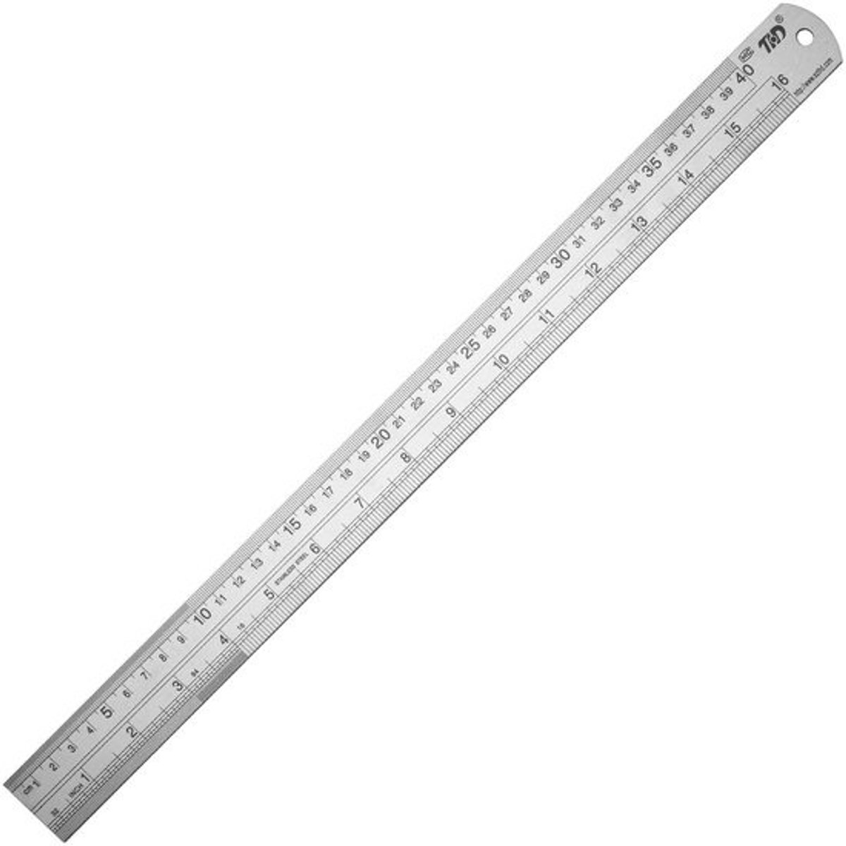 Metalen Liniaalset 40 cm Roestvrij Staal - Nauwkeurige Meetinstrumenten