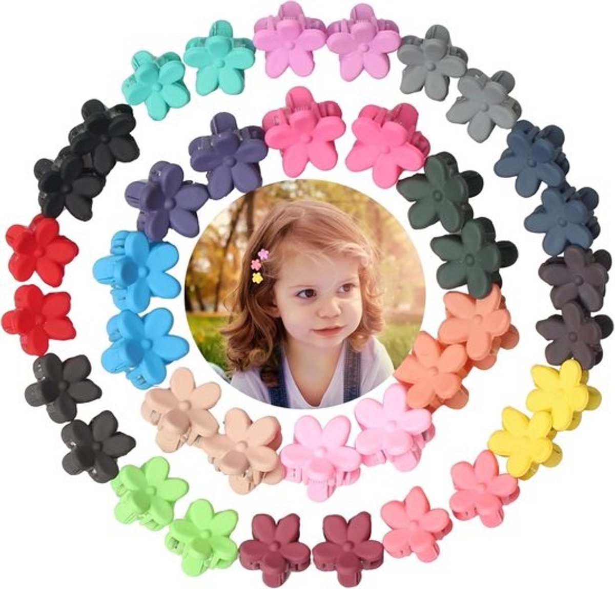 40 Stuks Mini Haarspeldjes voor Meisjes en Dames - 20 Kleuren Haaraccessoires