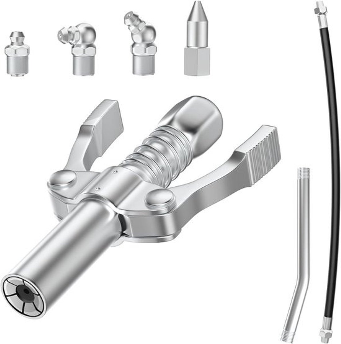 Vetpistool aansluiting 1/8 inch NPT met flexibele slang en sproeiers voor vetpomp