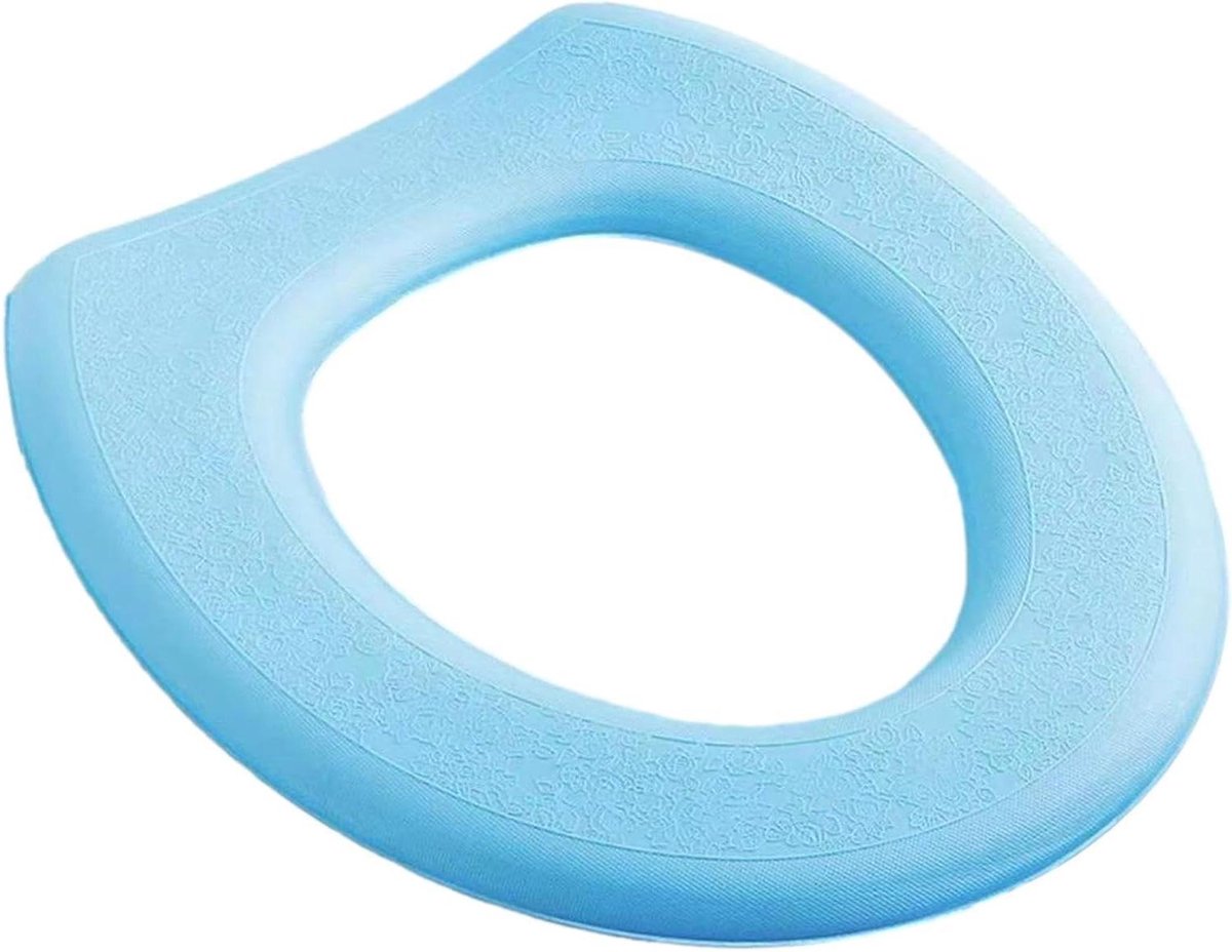 Toiletzitting Kussen - WC Brilhoes - Winter Comfort - Waterdicht Sneldrogend - 40.89 x 27.69 cm - Blauw