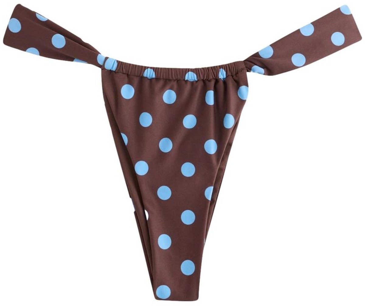 Next - Dames - Bikinislip tanga - Bruin