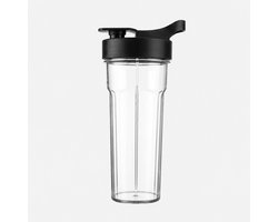 Gobelet blender Chefino 700 ml – Gobelet mixeur supplémentaire avec couvercle – Sans BPA – Gobelet à smoothie – Bouteille à emporter – Convient au blender Chefino