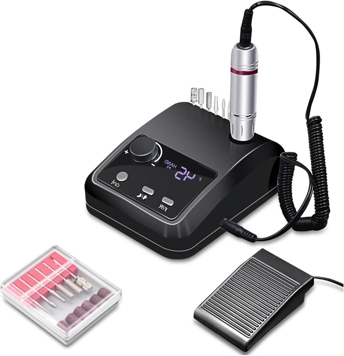 Elektrische Nagelfrees - Nagelvijl Machine - Nagels Vijlen - 45000 RPM - 800 g - Metaal