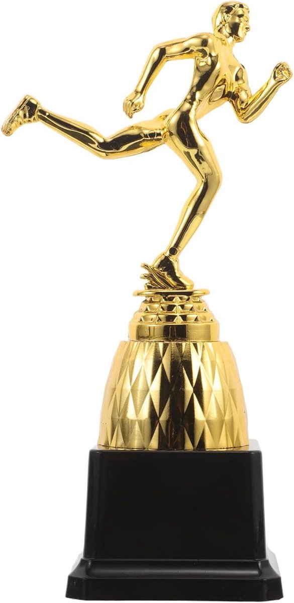 Gouden Trofee Beeldjes - Prijsbeker Awards - Wedstrijden Belonen - Verfijnde Afwerking - 21x10.5x7.5CM - Goud