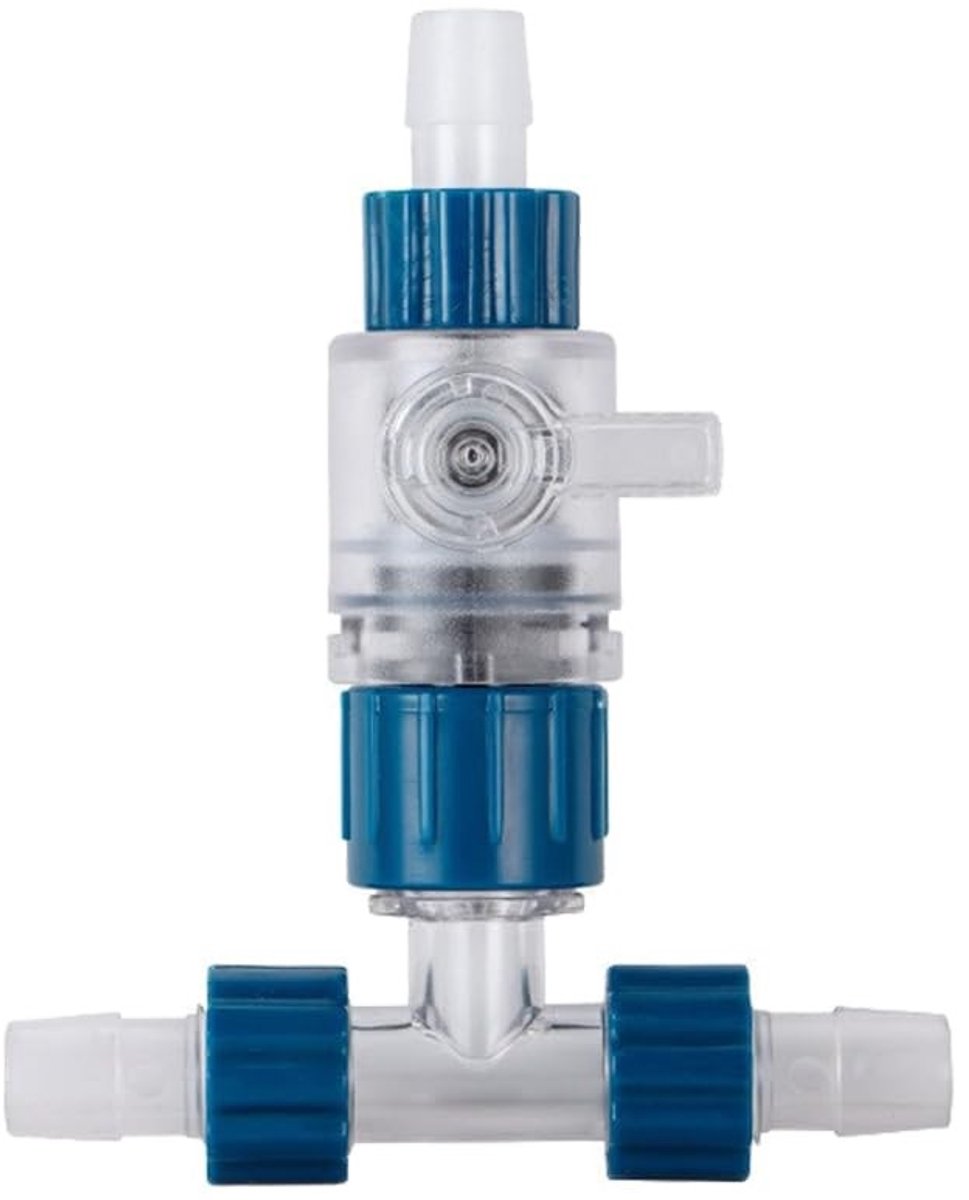 Dailygoods- Aquariumslangventiel 3-weg - Aquariumfilterconnector - Slangadapter - Snelle demontage - 12 mm/16 mm/20 mm - Hittebestendig ABS kunststof - Aquariumconnector