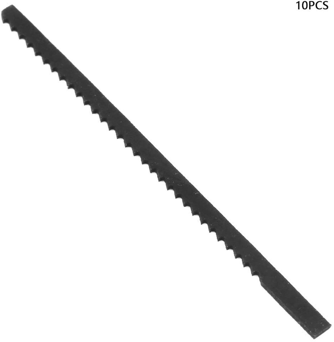 Dailygoods - Mini Decoupeerzaagbladset - 10-delige set - Geschikt voor aluminium en dun metaal - Ideaal voor precisiewerk - Inclusief diverse bladtype...