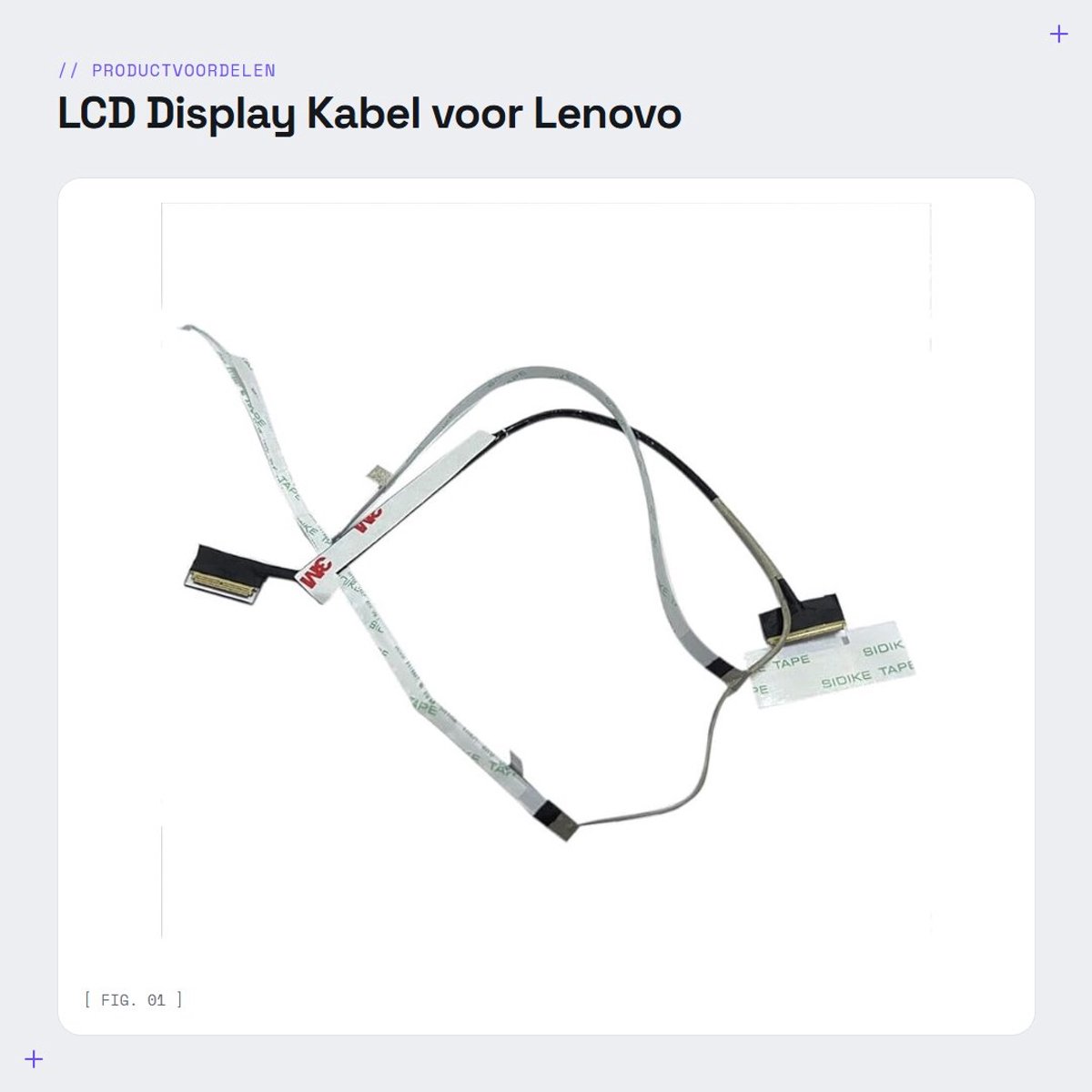 Dailygoods - LCD Display Kabel voor Lenovo IdeaPad Gaming Laptops