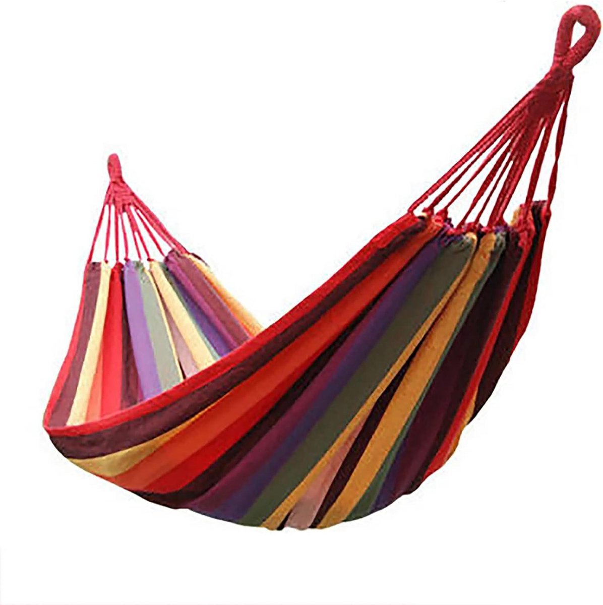 Hangmat Katoen - Dubbele Hangmat - Buiten Ontspannen - Scheurbestendig - 180 x 150 cm - Niet gespecificeerd