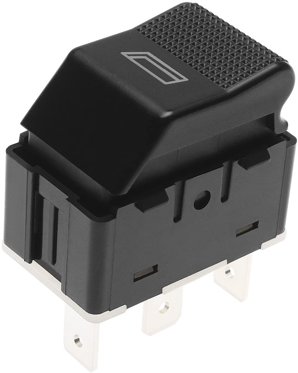 Dailygoods - Raambedieningsschakelaars - Vervanging - Eenvoudige installatie - Zwart - Compatibel met VW Transporter T4 - Auto-accessoires - Kunststof