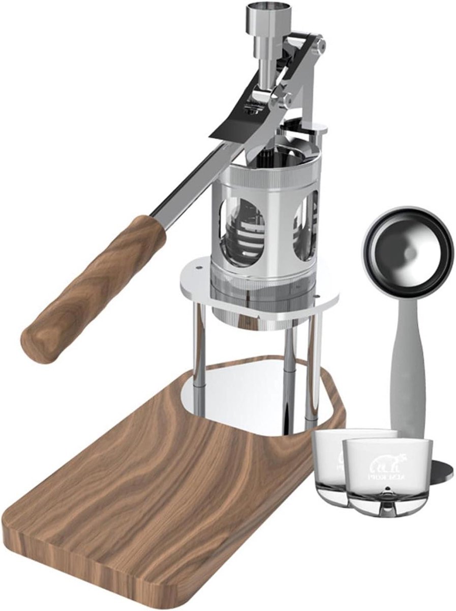 Handmatige Espressomachine - Koffiezetapparaat Pers - Espresso Zetten - Instelbare Druk - 16 Bar - Zwart