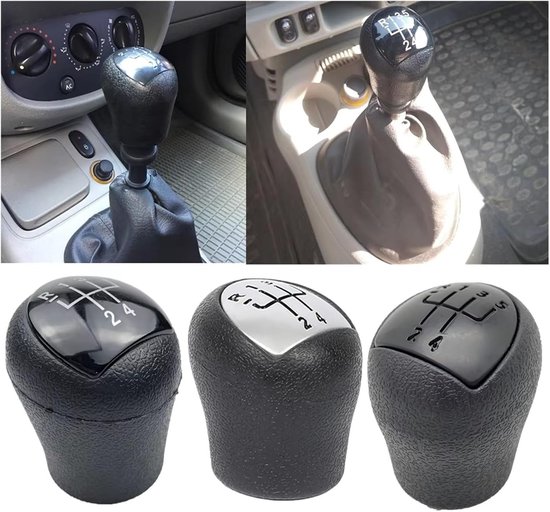 Versnellingspook Knop - Schakelpook - Auto Interieur - Comfortabele Grip - 1 Stuks - Mat Zwart — afbeelding 5
