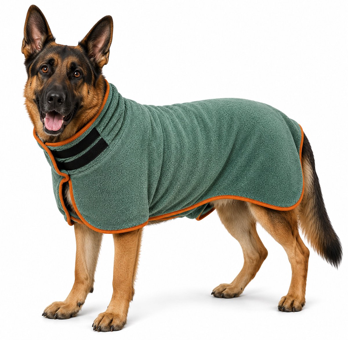 Ohpets® Hondenbadjas - Honden Badjas - XL (Ruglengte 70-80 cm) - Groen