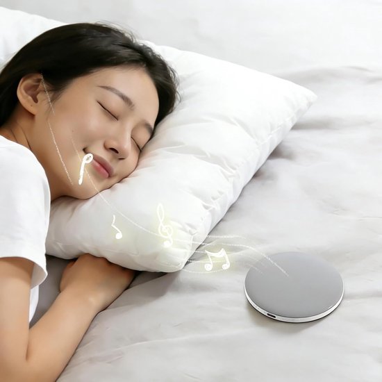 Kussenluidspreker - Slaap speaker Muziekdoosje - Ontspannen Luisteren - Natuurlijk geluidsveld - 10 x 123 x 10 mm - Mistgrijs — afbeelding 2