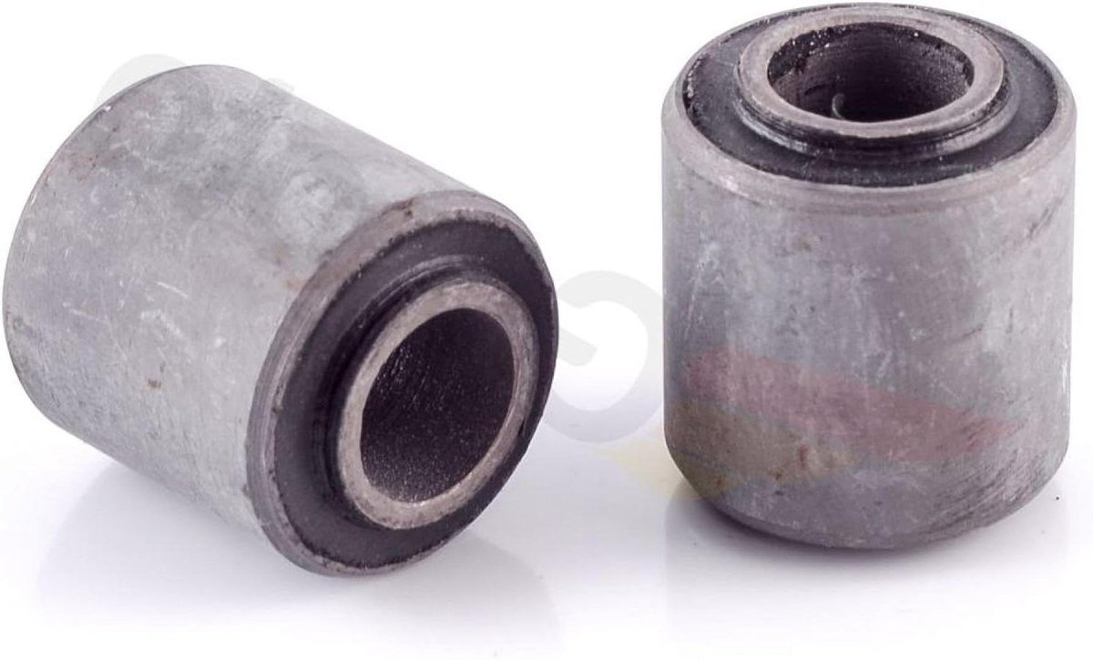 Draagarm Bus - Rubberen Bus - Vering Reparatie - Staal en Rubber - 12x24x28 mm - Zwart