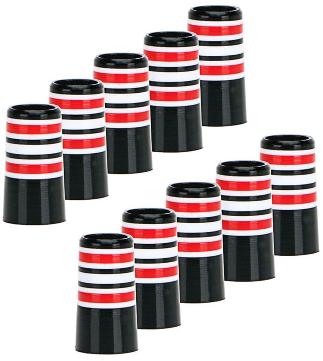 Dailygoods- Golf Ferrules 10 Stuks - Compatibel met 0,370'' Parallelle As - Hoogwaardig GLB-Materiaal - Eenvoudige Installatie - Perfecte Pasvorm - Golfclubaccessoires