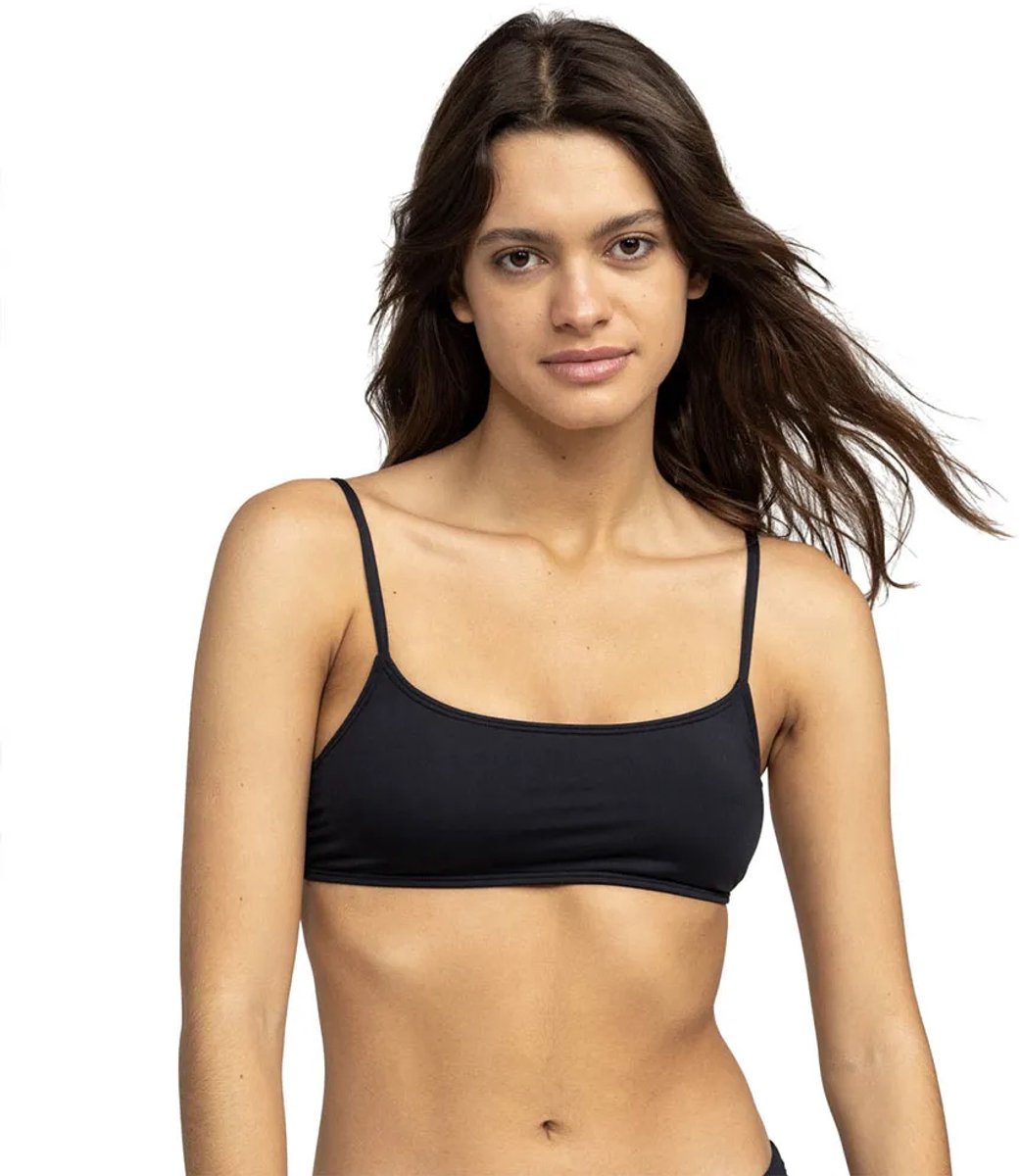 Roxy Beach Classicslette Bikinitop M Vrouw Antraciet