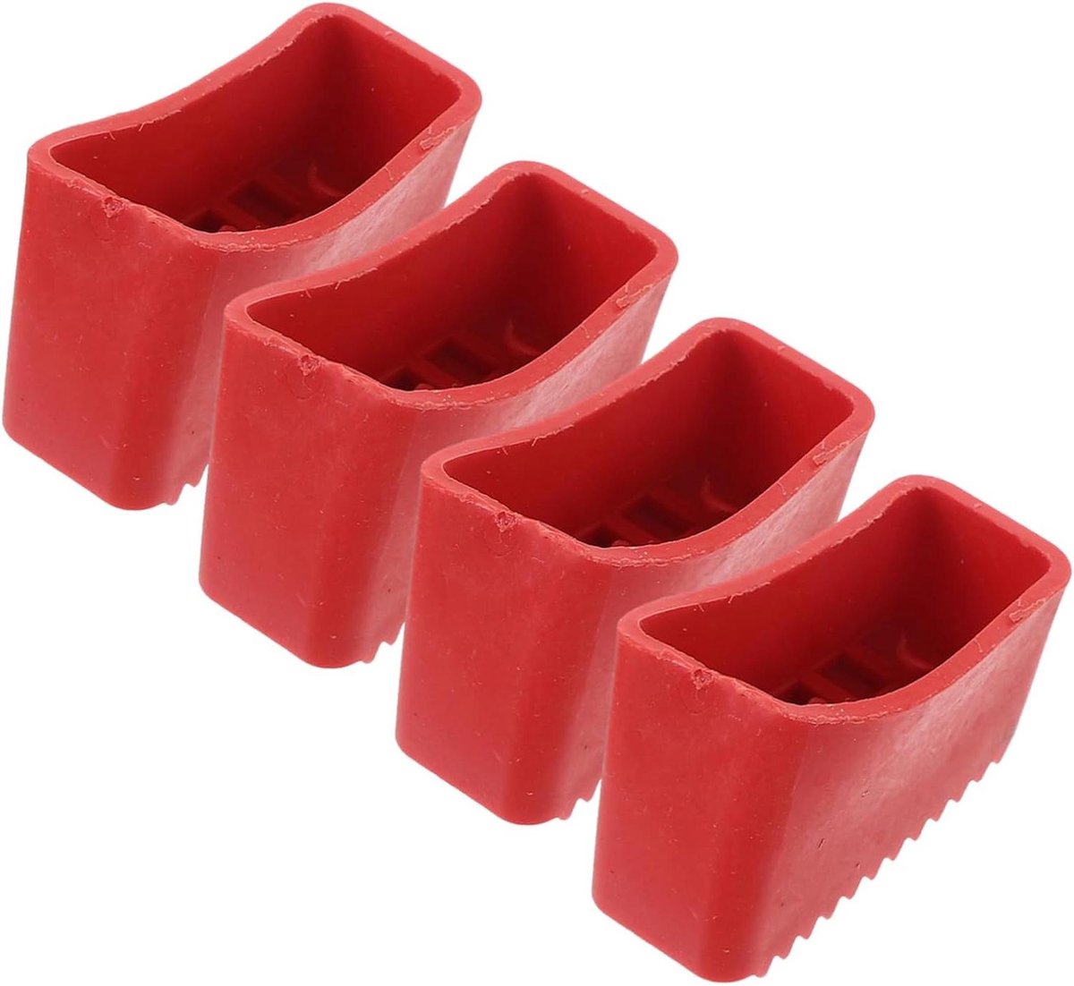 Ladder Voetjes - Ladderdoppen Ladderdoppen - Vloer Beschermen - Antislip Rubber - 5.5x3.5cm - Roze