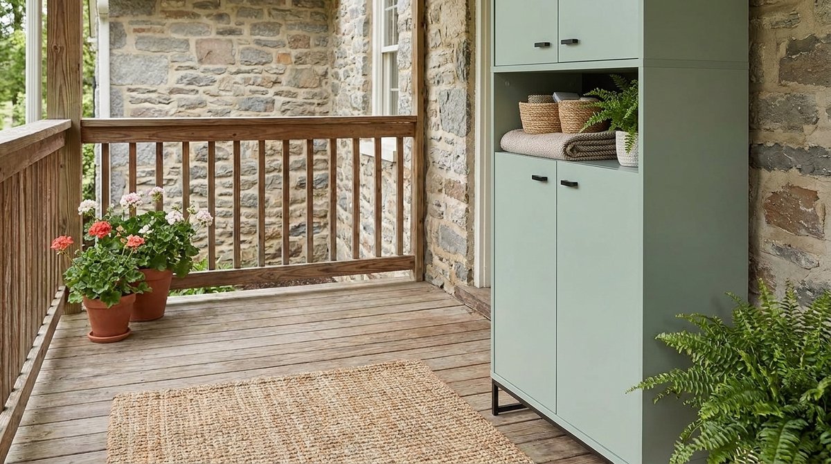 Schoenenkast Groen Pistache 60x33x185,5 cm – House&Garden Hoge Smalle Hal Schoenenkast Modern – 4 Deurs + Open Vak Opbergkast voor 10-12 Paar Schoenen – MDF Schoenenopberger met Metalen Frame