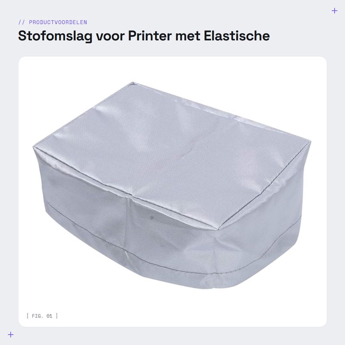 Dailygoods- Stofomslag - Duurzaam 420d Oxford - Stofafdekking - Elastische Rand - Lichtgewicht - Bescherming tegen Schade - Stofdeksel