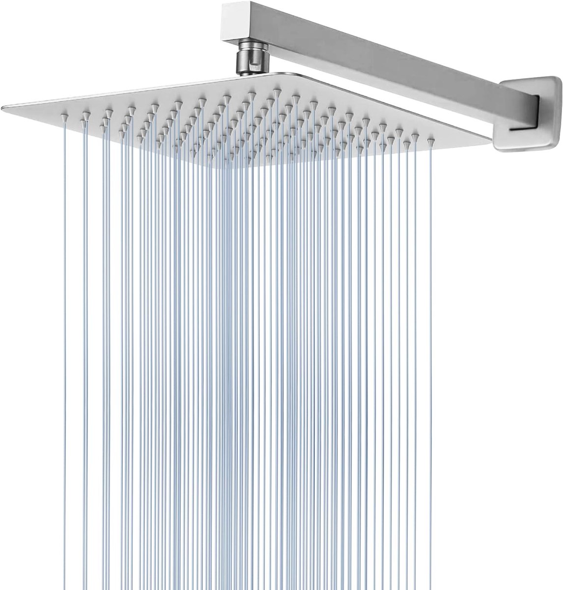 Dailygoods- Douchekop Extra Groot - Regendouche - Hoge Druk - Roestvrij Staal - Ultra Dun 