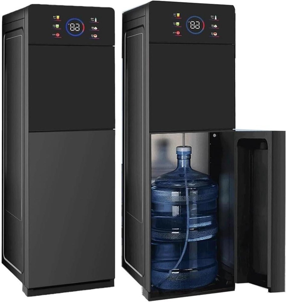 Waterkoeler - Waterdispenser Waterdispenser met koeling - Drinken Verfrissen - Heet en Koud Functie - 100x32x31.5 cm - Wit