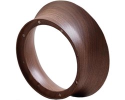 Koffie Doseerring - Koffietrechter Espresso - Koffie Malen - Magnetische Pasvorm - 51/53/58 mm - Walnoot