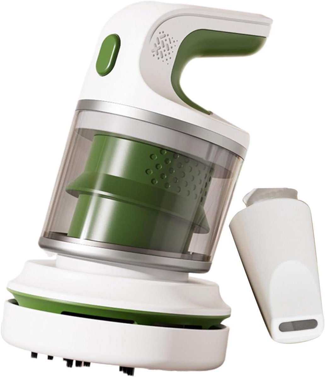 Mini Stofzuiger - Bureau Reiniger - Toetsenbord Schoonmaken - Draadloze Werking - 14.7 cm Hoog - Groen