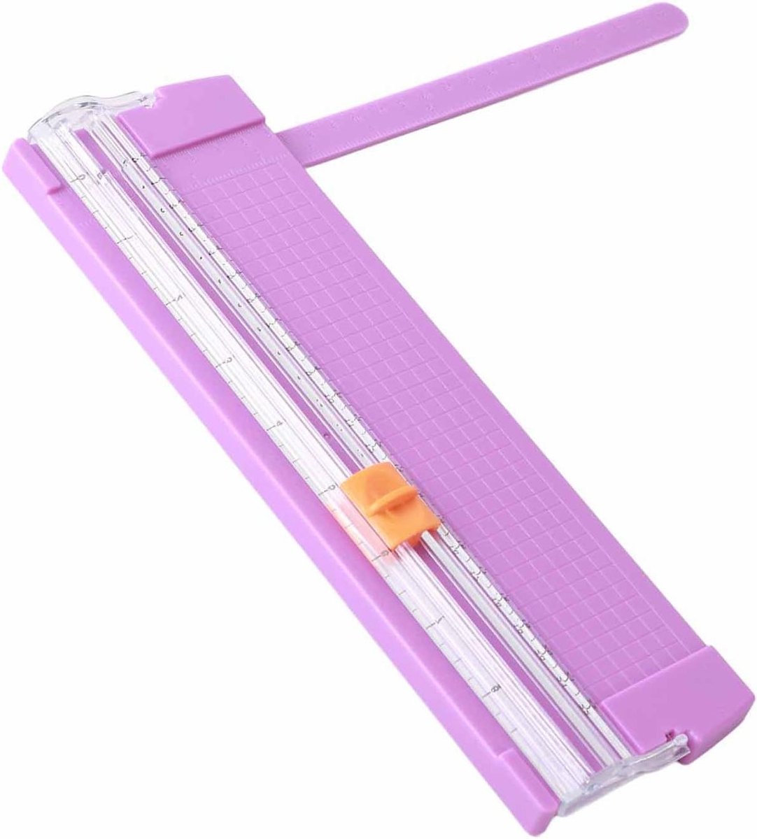 Papiersnijder Opvouwbaar - Trimmer Snijder - Scrapbooking Foto's Maken - Koolstofstaal Rand - 10.6 Inch - Paars