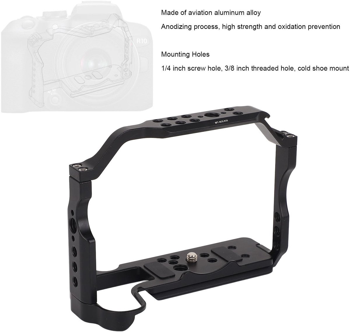 Dailygoods- Camerakooi Aluminiumlegering - Uitbreidbaarheid Accessoires - Antislipkussen - Nauwkeurige Openingen - Schokbestendig - Hoge Sterkte - Camera Rig