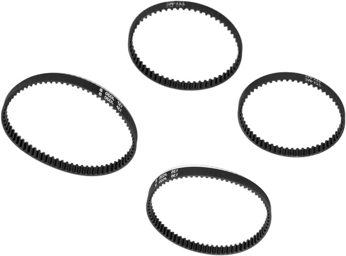 Stofzuiger Riemen - Vervangende Banden - Huishoudelijk Onderhoud - Duurzaam Rubber - 4 Stuks - Zwart