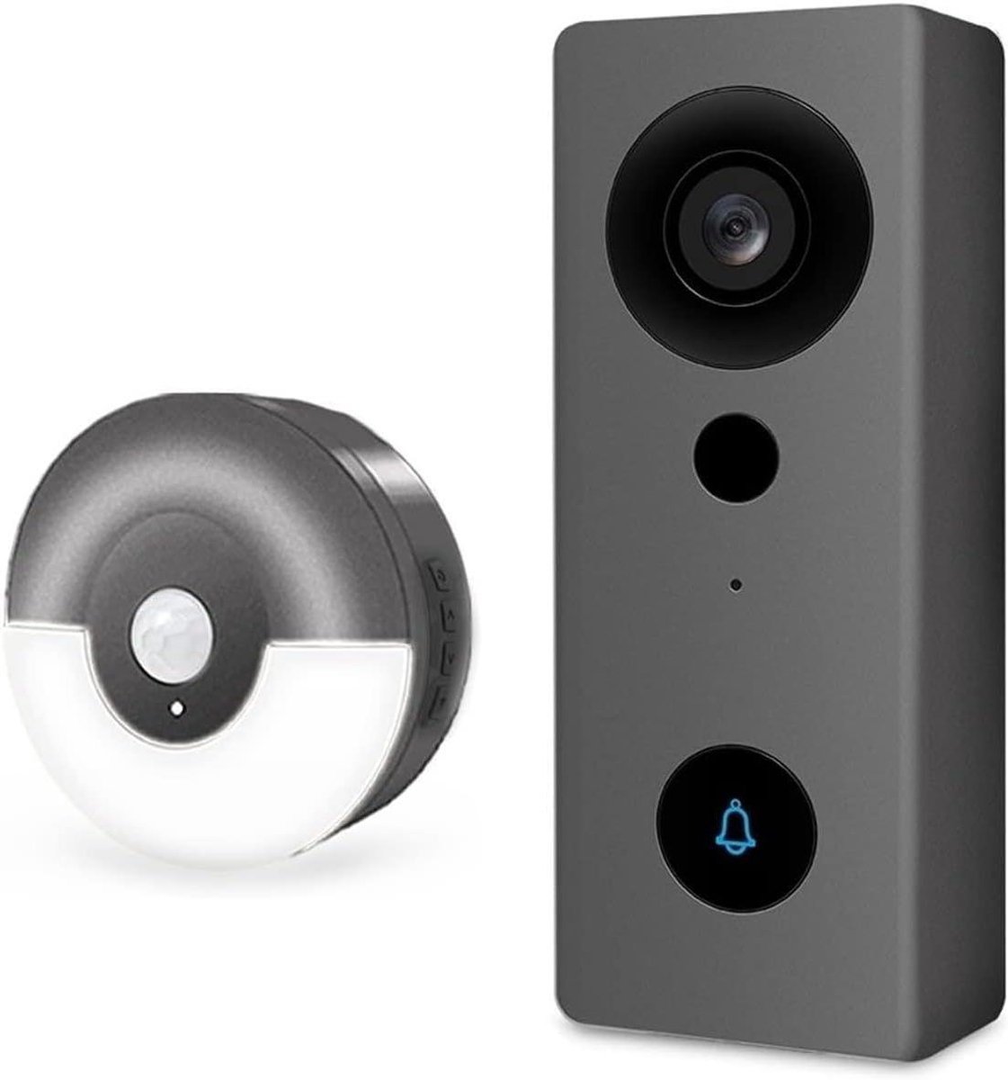 Video Deurbel - Slimme Intercom - Veilige Toegang - Groothoek Lens - 720P HD - Zwart