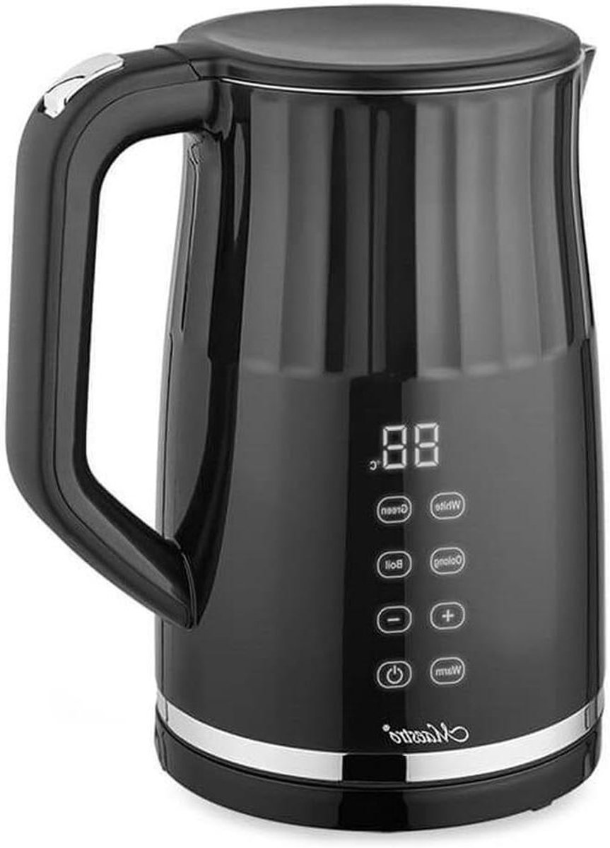 Waterkoker Theeketel Elektrisch Snel Water Koken Transparant Design 17 liter Zwart