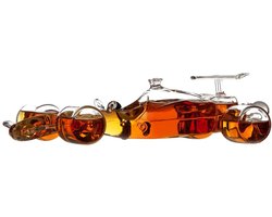 Dailygoods- Raceauto Karaf 400ml - Glazen Karaf - Vintage Sportwagen Ontwerp - Ideaal voor Wodka/Whisky - Uniek Decoratief Stuk - Perfect voor Hosting - Decanter