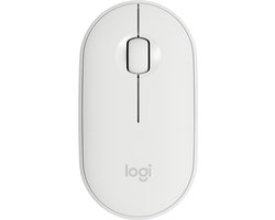 Logitech Pebble M350 - Draadloze Muis - Bluetooth - Wit