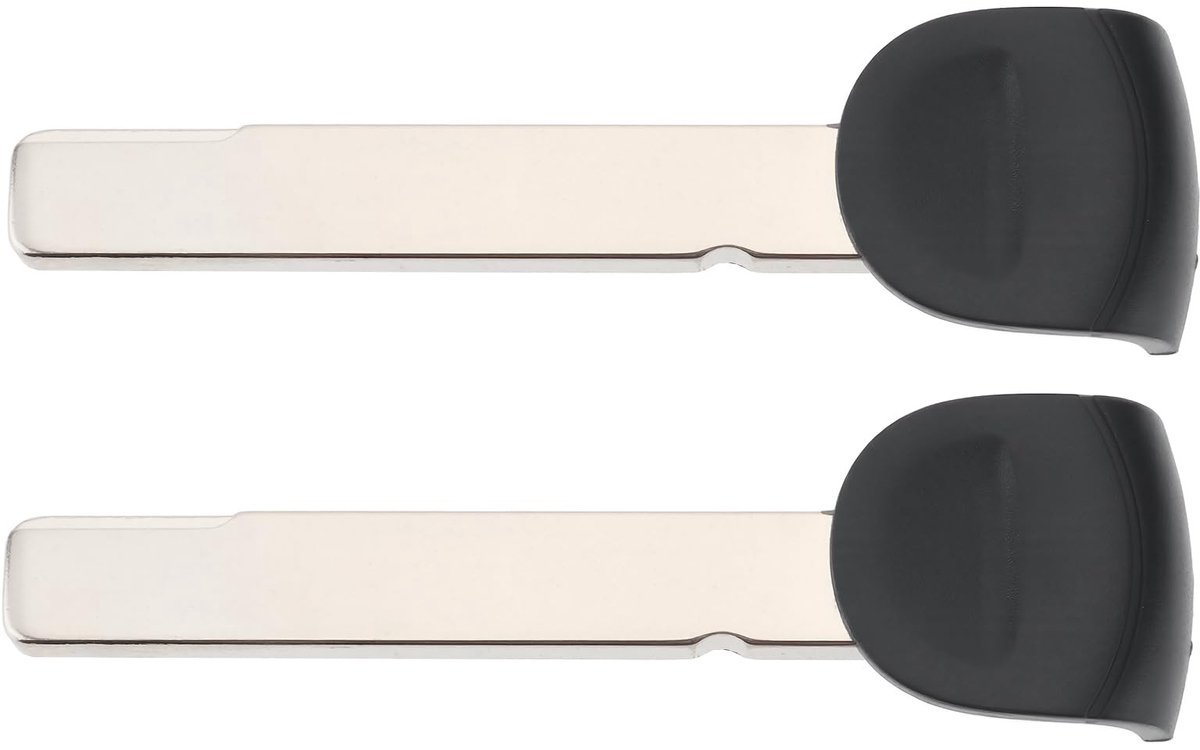 Dailygoods- Sleutelblad Set van 2 - Ongesneden Sleutelmes - Compatibel met Porsche Taycan/Cayenne/911 - Koperen Materialen - Eenvoudig te Snijden - Vervanging voor Sleutelhanger - Autosleutelblad