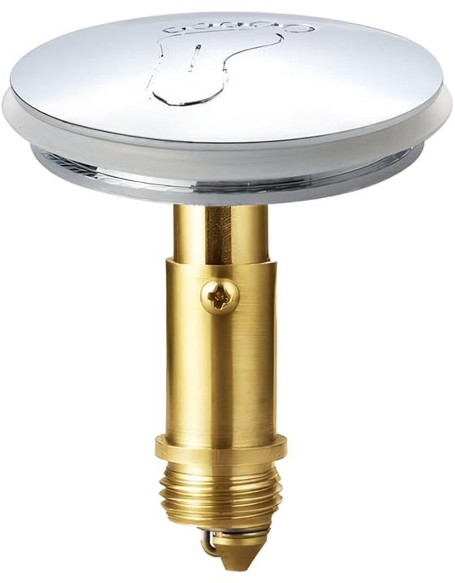 Dailygoods- Pop-up Stopper 43 mm Messing - Vervanging Gootsteen - Afvoerplug - Blokkering Vuil - Waterafvoer - Geschikt voor Wastafels - Gootsteenplug