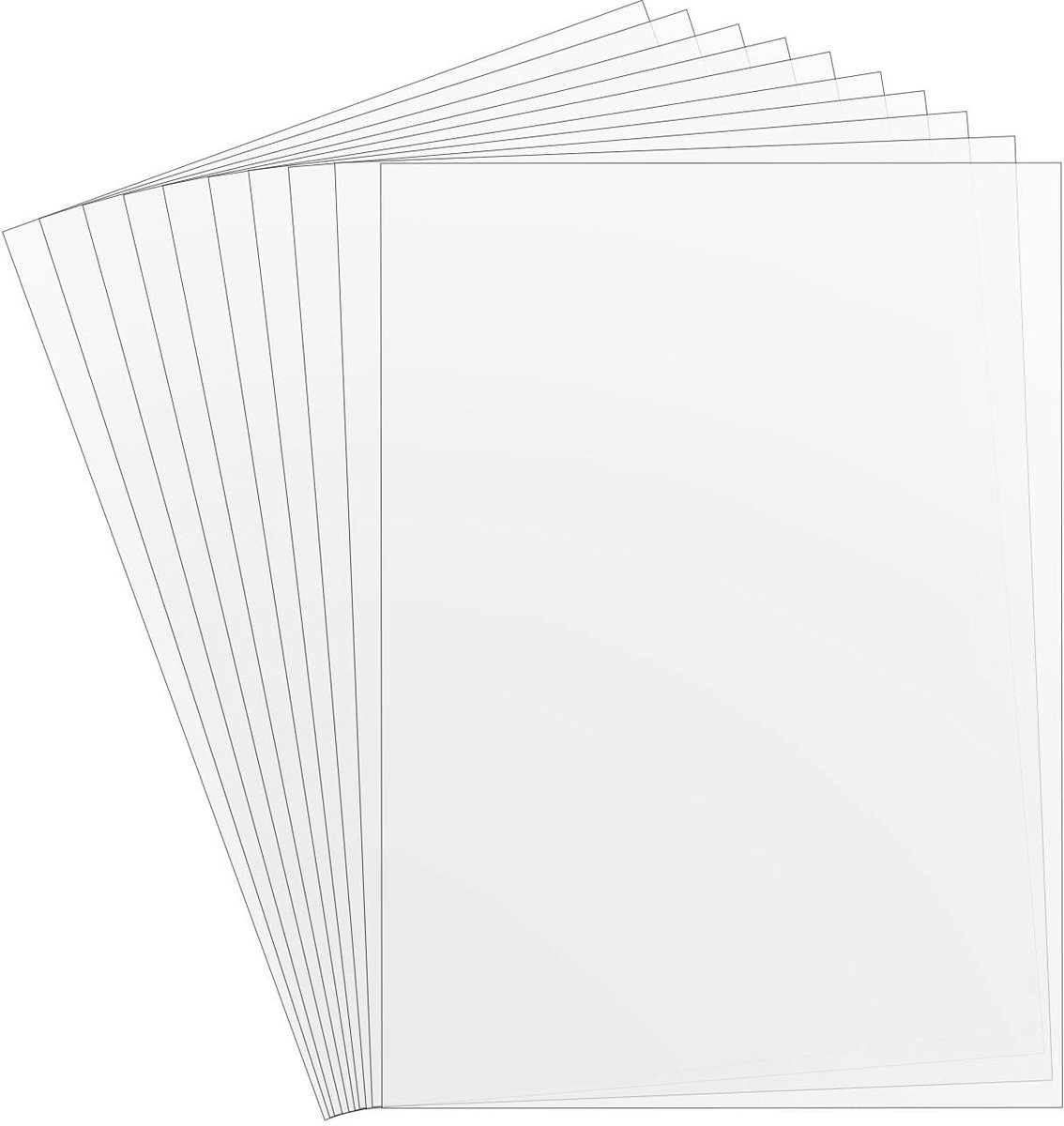 Dailygoods- Mylar Stencil 10 Stuks - A4 Sjablonen - Snijbaar - Duurzaam - Flexibel - 30,5 x 21,7 cm