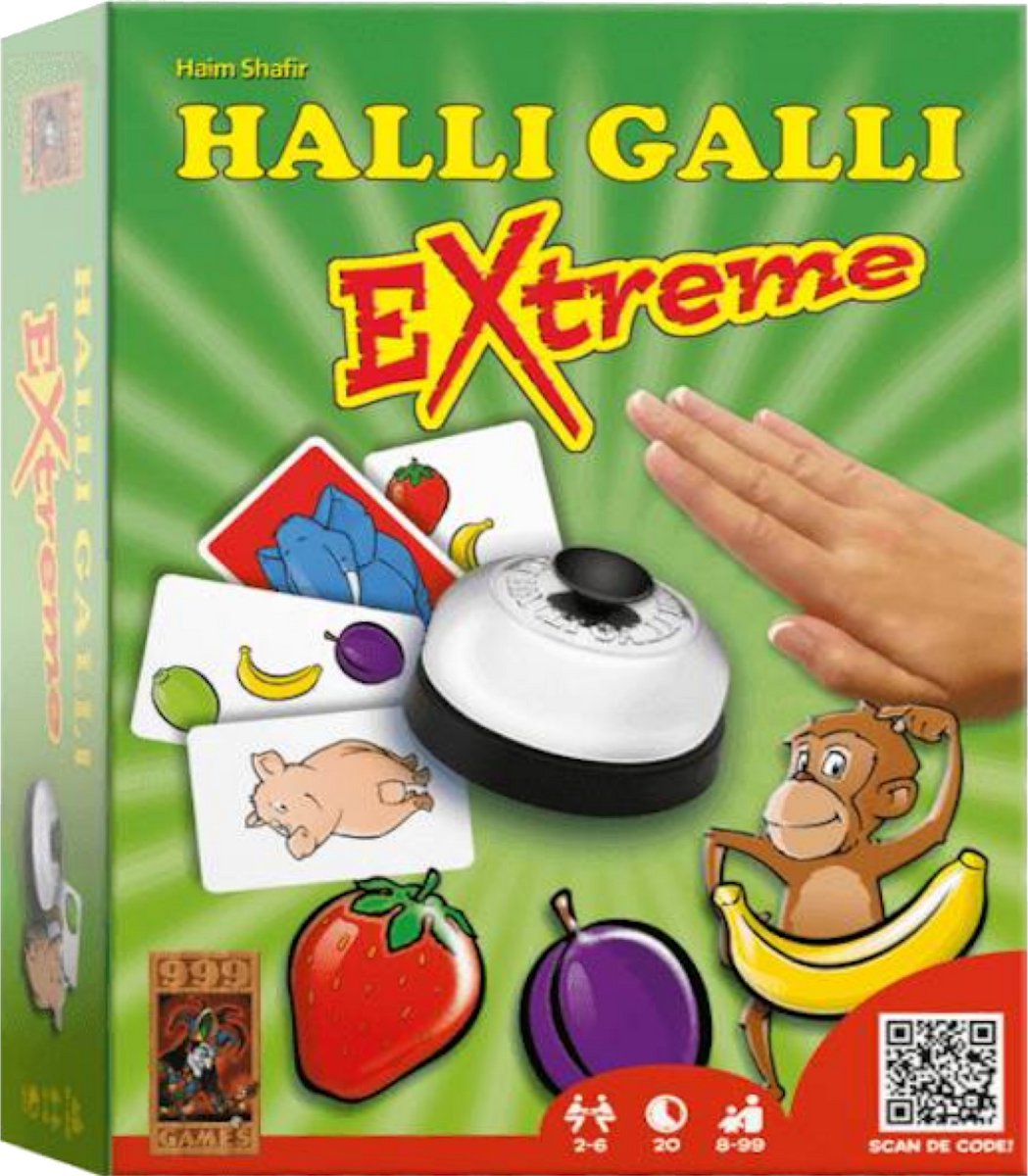 999 Games - Halli Galli Extreme - Actiespel - chaotischer en hilarischer! — afbeelding 6