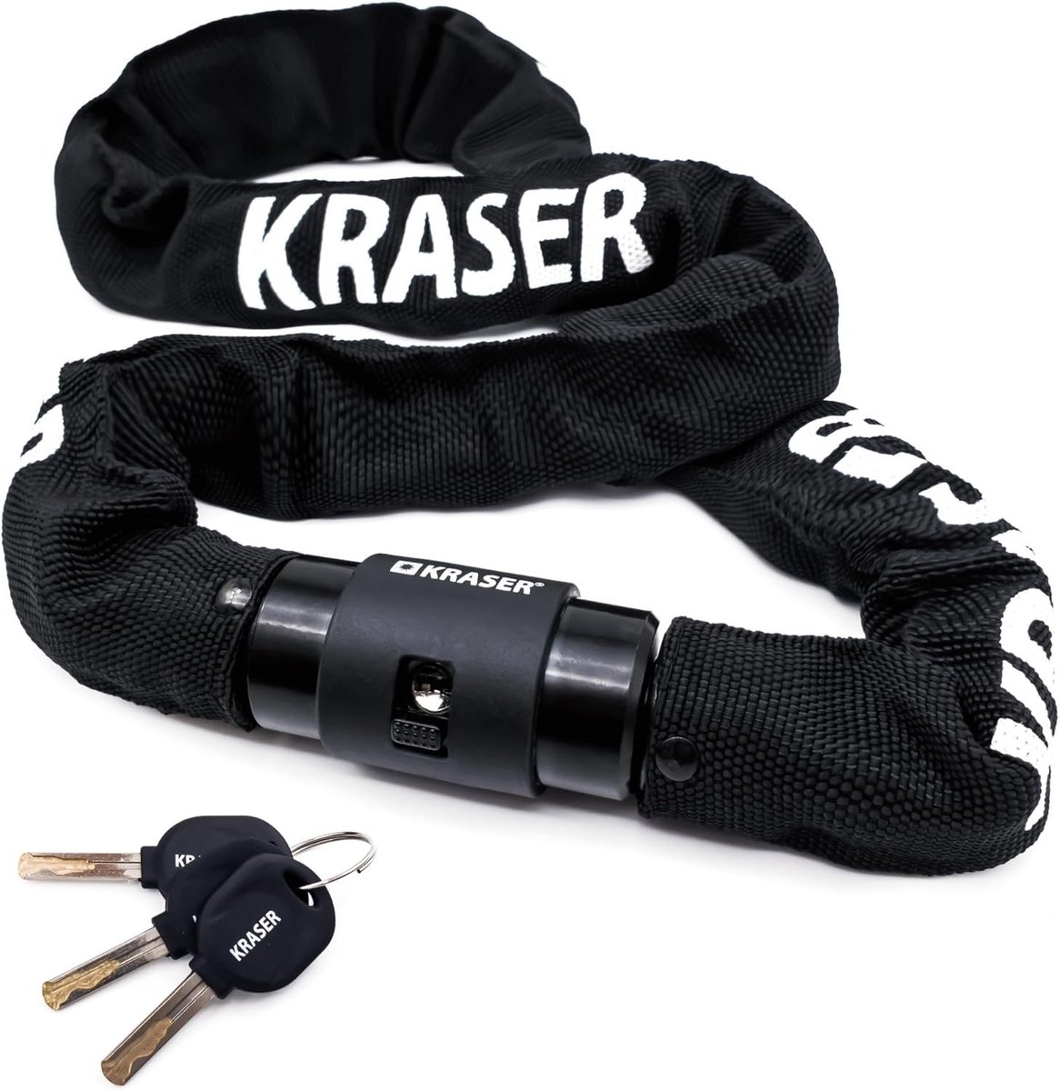 Fietsslot - Stalen Ketting - Waterdichte Dop - 360 Graden Rotatie - Universeel