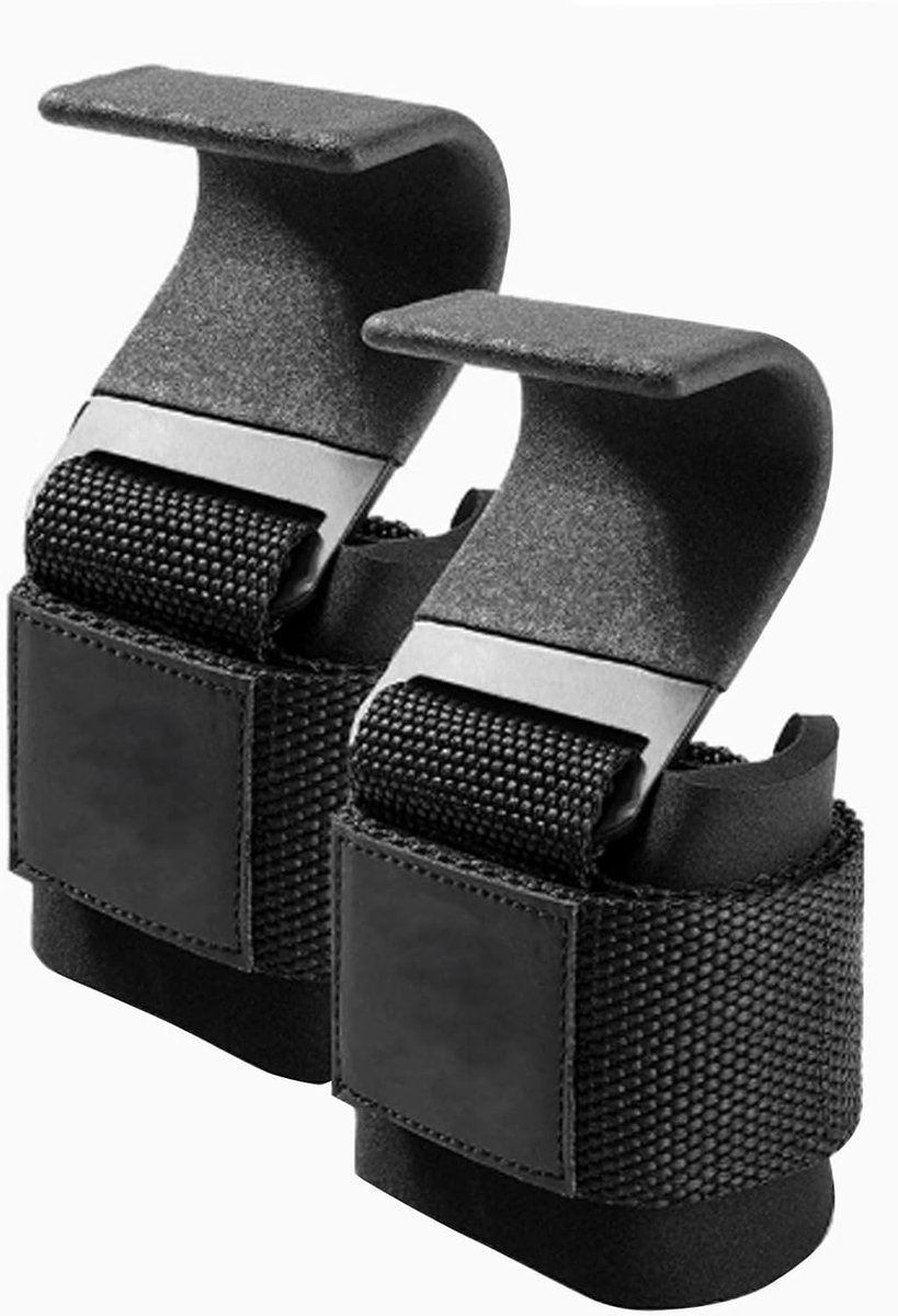 Optrekhaken voor Krachttraining - Nylon - Verstelbare Lifting Straps - Antislip Grip - Voor Mannen en Vrouwen