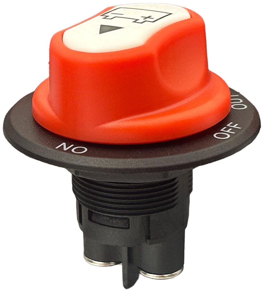 ProRide Accuschakelaar 50A 12-24V DC - Hoofdschakelaar - Batterij Isolator Aan/Uit - Opbouw