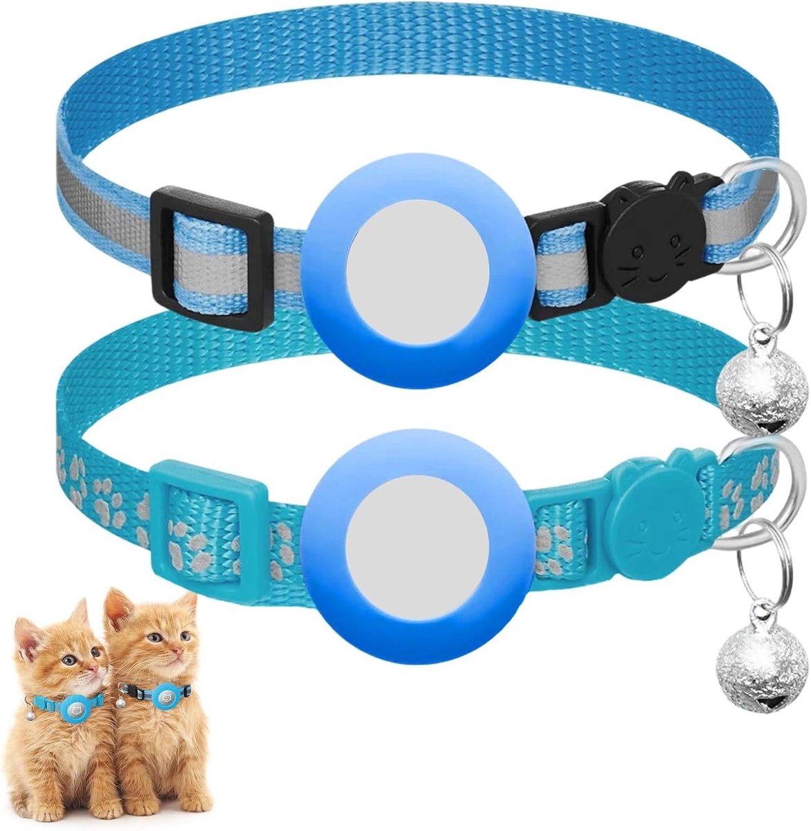 Kattenhalsband - Nylon - Reflecterend - Verstelbaar - Voor Katten